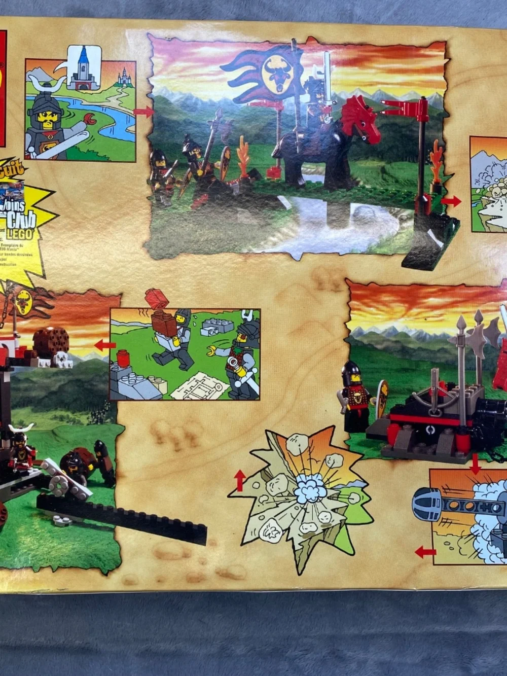 Lego 6096 Bull's Attack - NEW IN BOX - Knights' Kingdom set retired in 2003